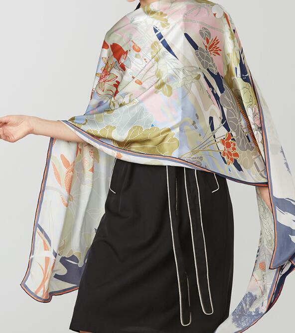 China Custom Lady Silk Scarf