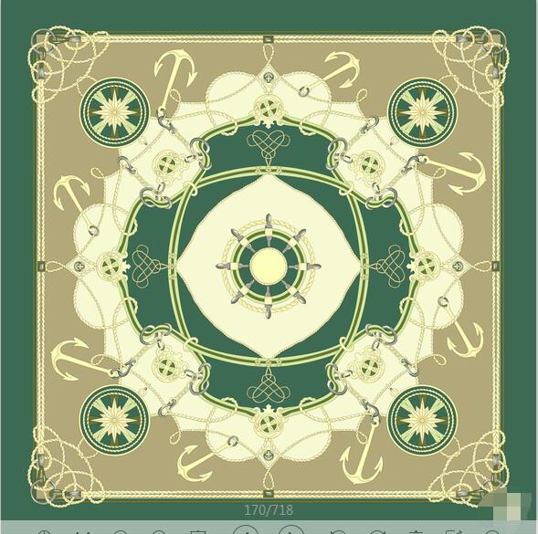 China Custom Lady Silk Scarf Manufacturer