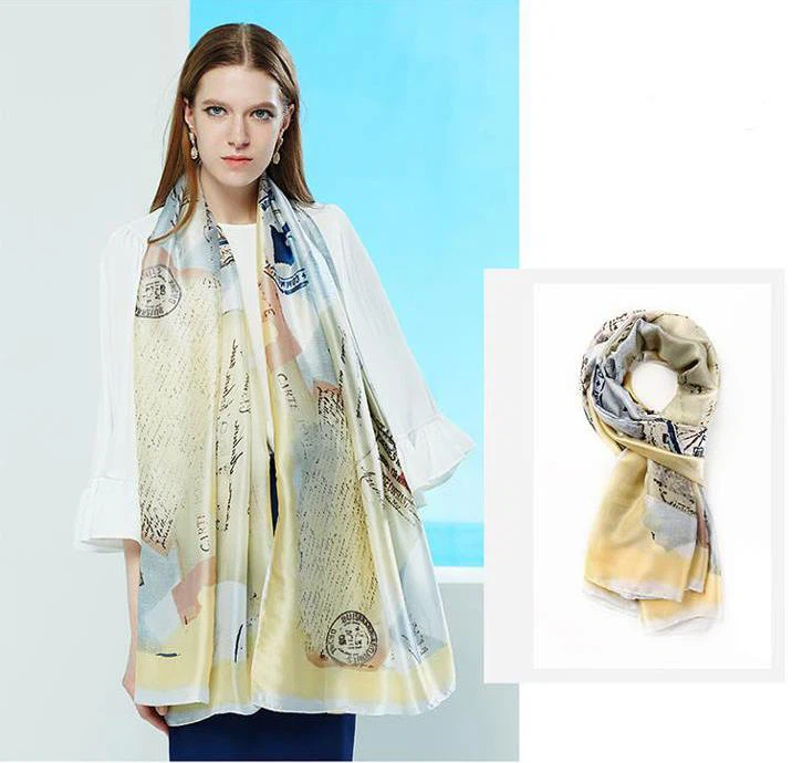 wholesale Print Silk Scarf factory