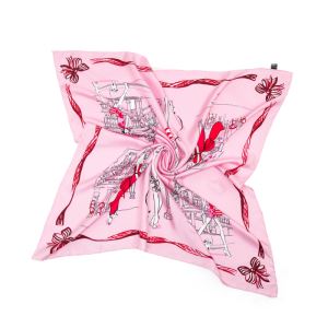 Dearadh Saincheaptha Priontáil Silk Hijab