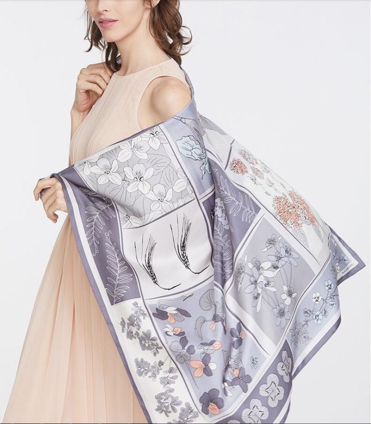 China Print Silk Scarf supplier