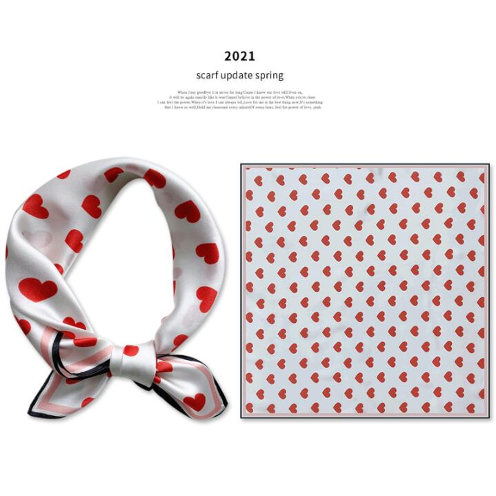 Scairf Síoda ​​Cearnóg Priontála Digiteach Silk Satin