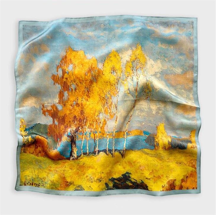 wholesale Custom Lady Silk Scarf factory