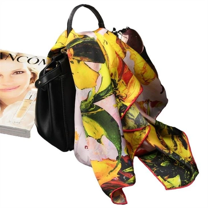 wholesale Custom Lady Silk Scarf factory