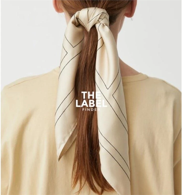 Déantúsaíocht Scarf síoda Clóbhuailte Twill